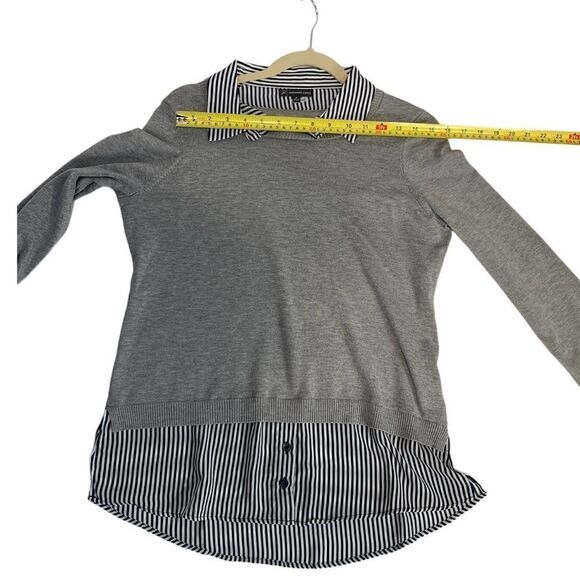 ADRIANNA Papell Fooler Grey Sweater - Picture 9 of 9